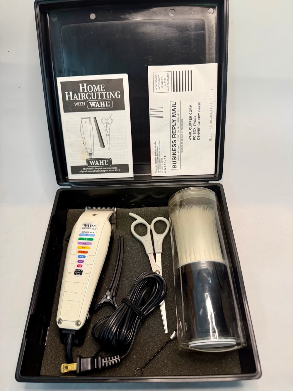WAHL MC3 Precision Corded Adjustable Hair Clipper Trimmer Set w/ Accessories